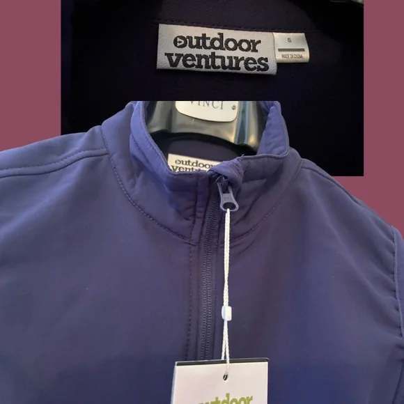 ⭐️ Outdoor Ventures Blue Activewear Vest Size Small, NWT - Picture 4 of 5